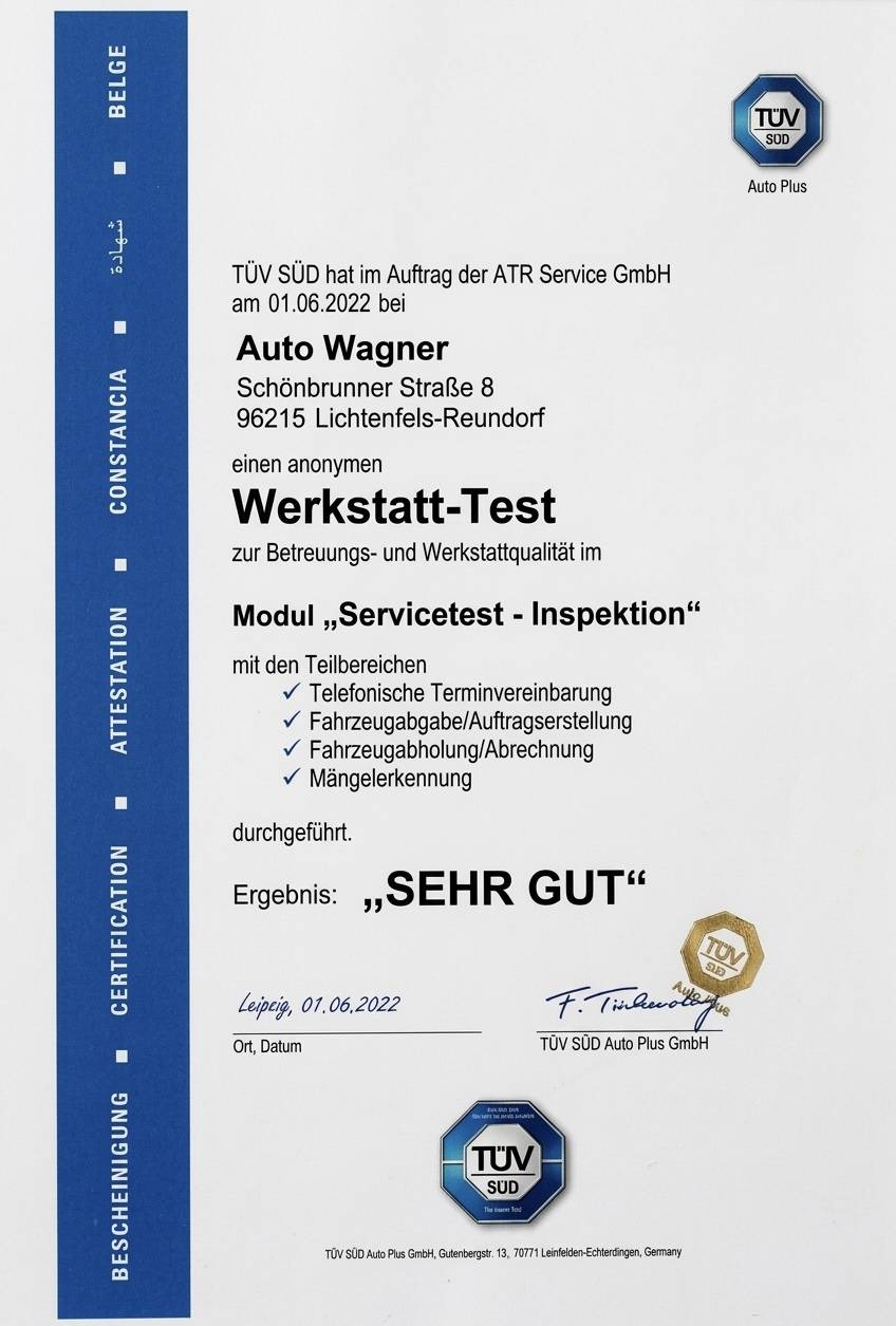 TÜV Süd Bewertung